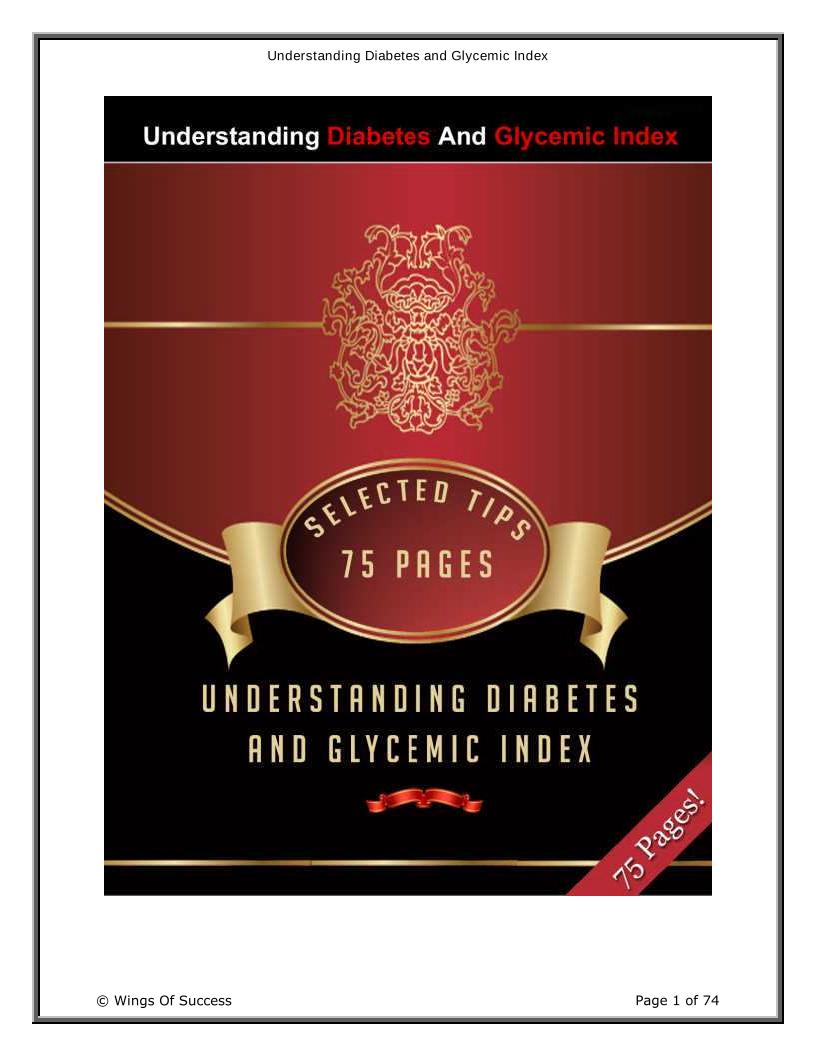 eBook: Mastering Diabetes and Glycemic Index Essentials