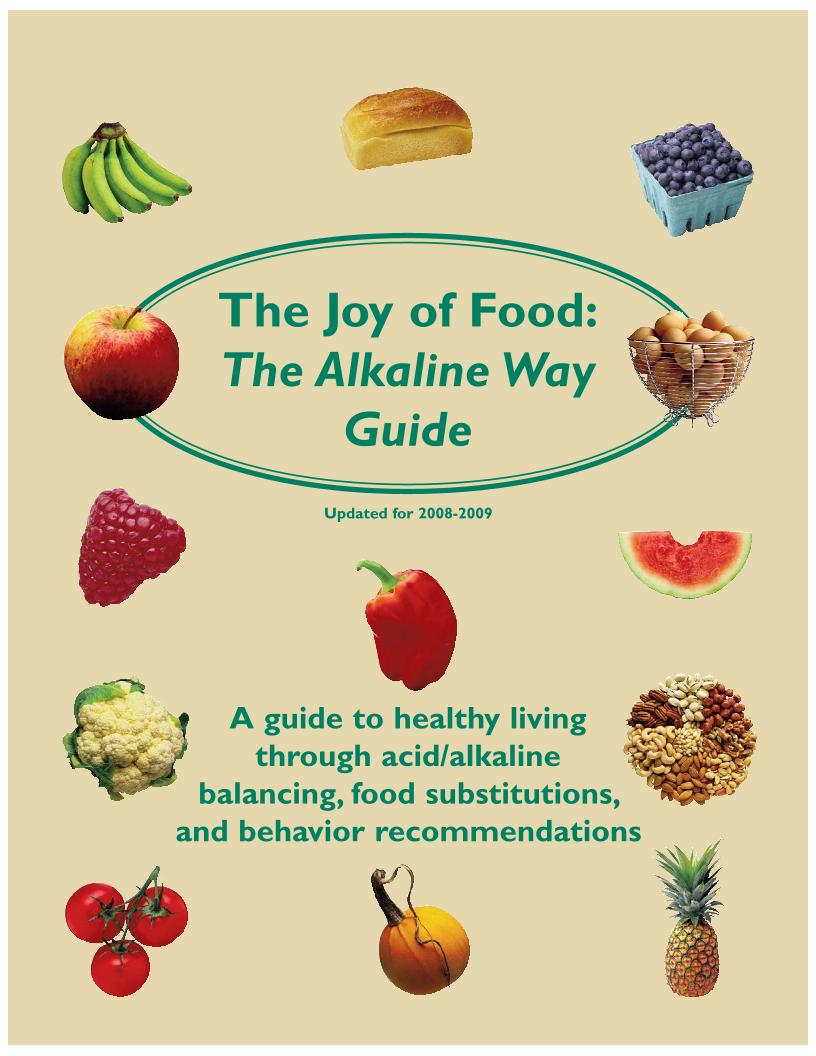 eBook: The Alkaline Way Guide to Balanced Eating and Health