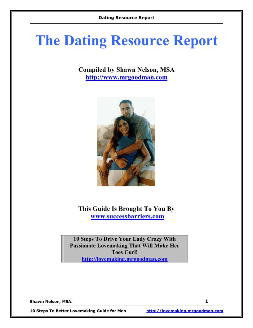 eBook: 10 Steps to Masterful Dating and Lovemaking for Men