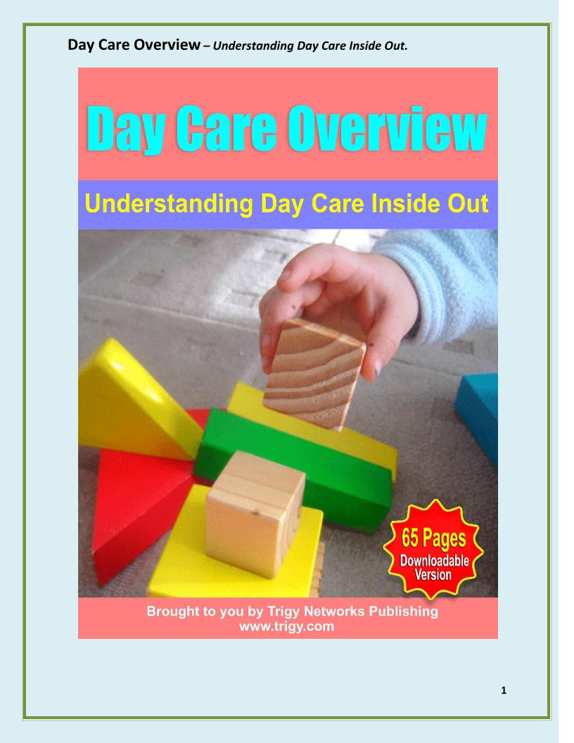 Essential Guide to Day Care: An Insightful eBook for Parents