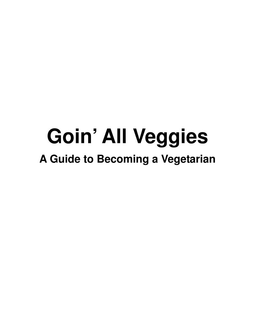 Unlock the eBook Secrets of Going All Veggies: A Vegetarian Guide