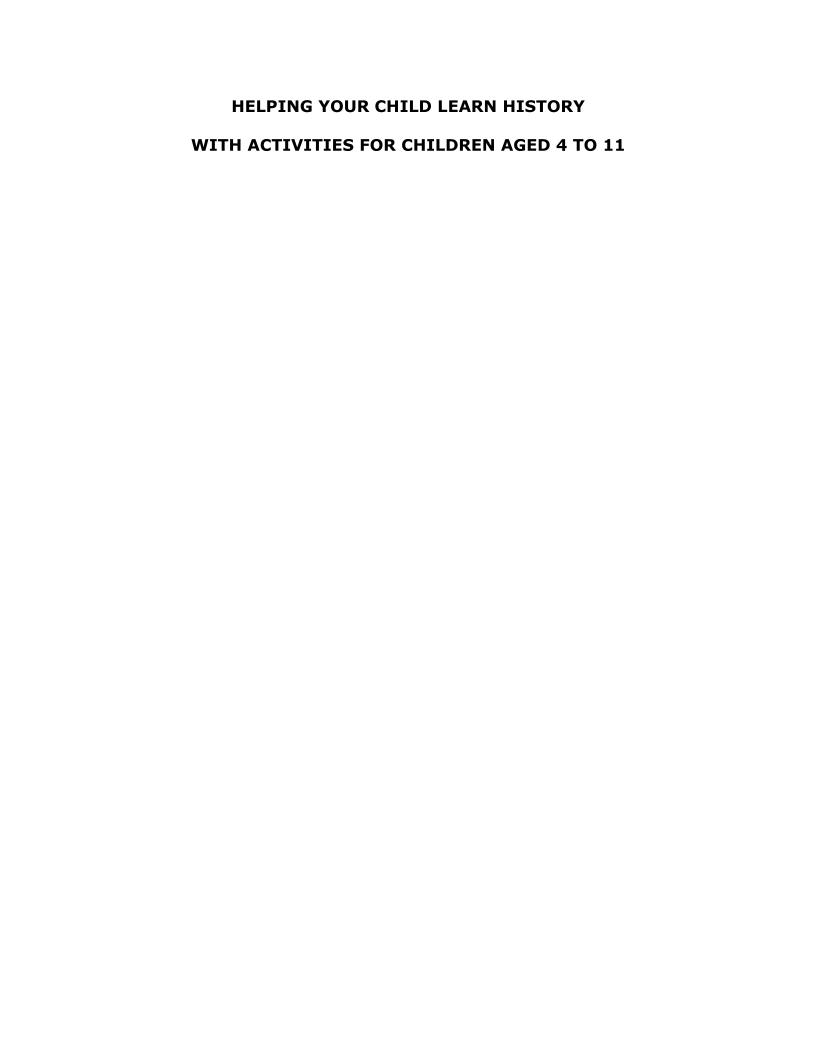 eBook: Engaging History Activities for Children Aged 4 to 11