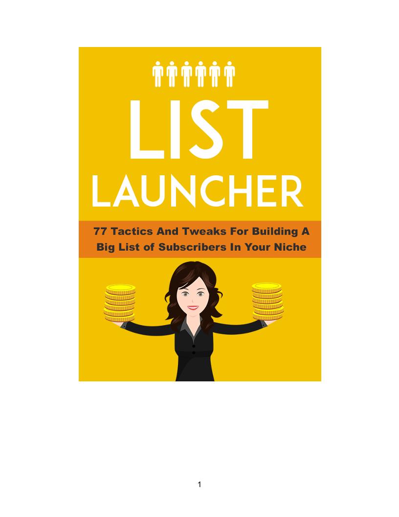 Master the Art of Email List Building: 77 Essential Tips eBook