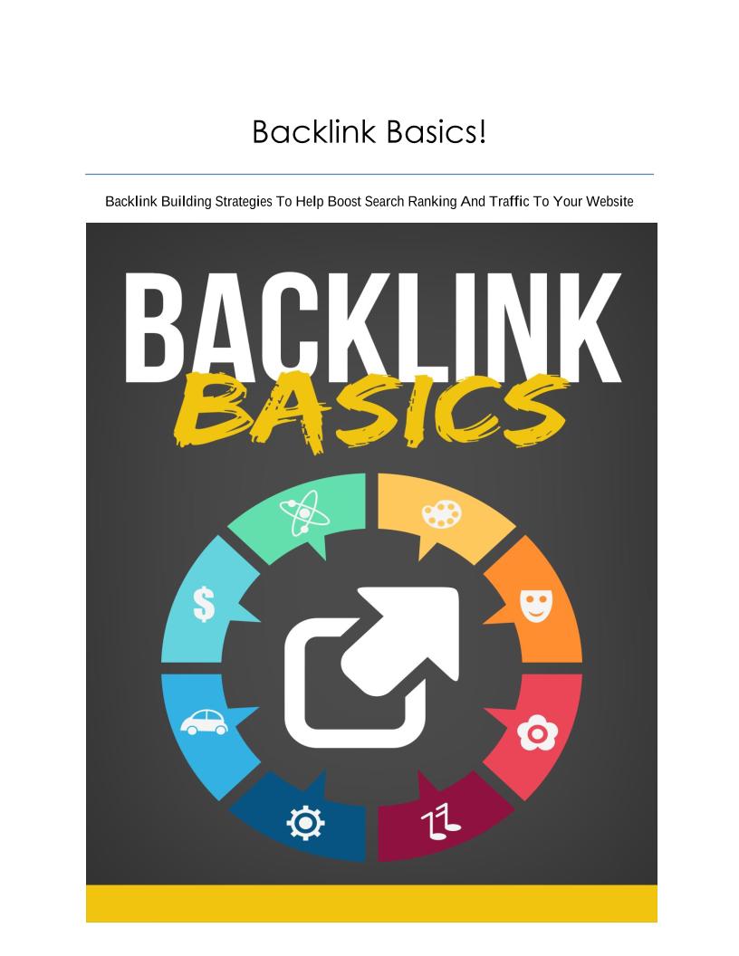 Unlock Powerful Backlink Building Strategies with This Essential Marketing eBook