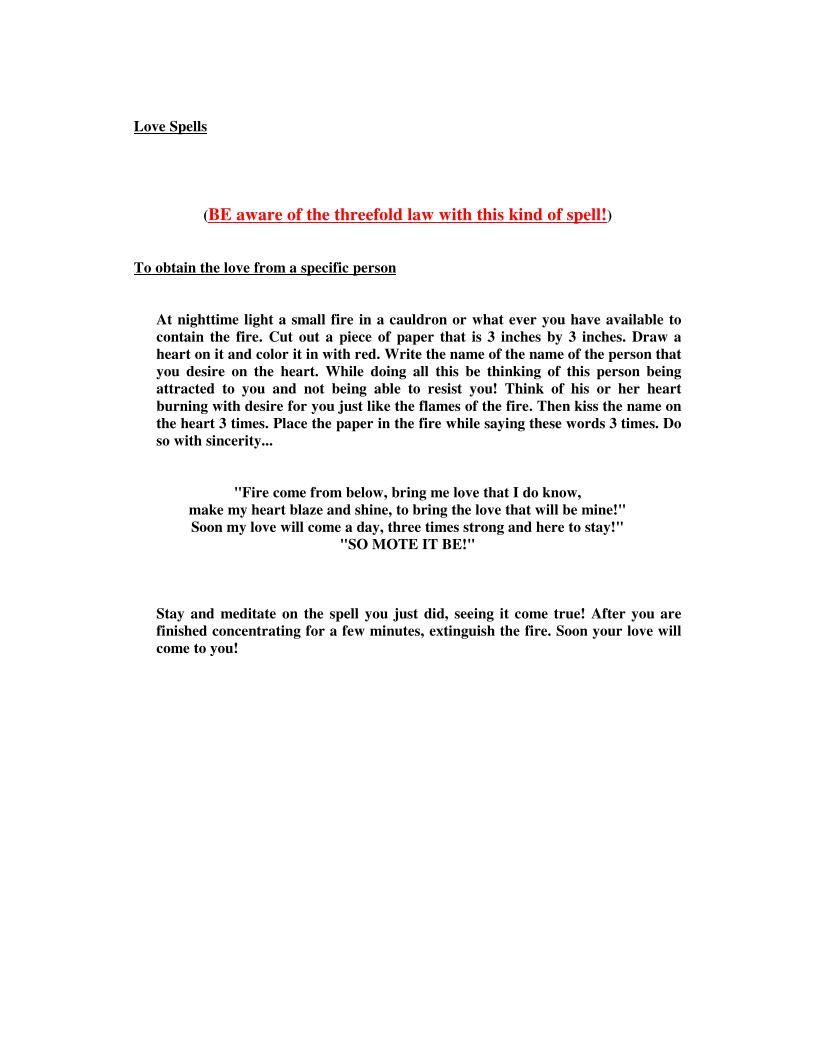 eBook: Unveil Wicca's Occult Spells for Love and Protection