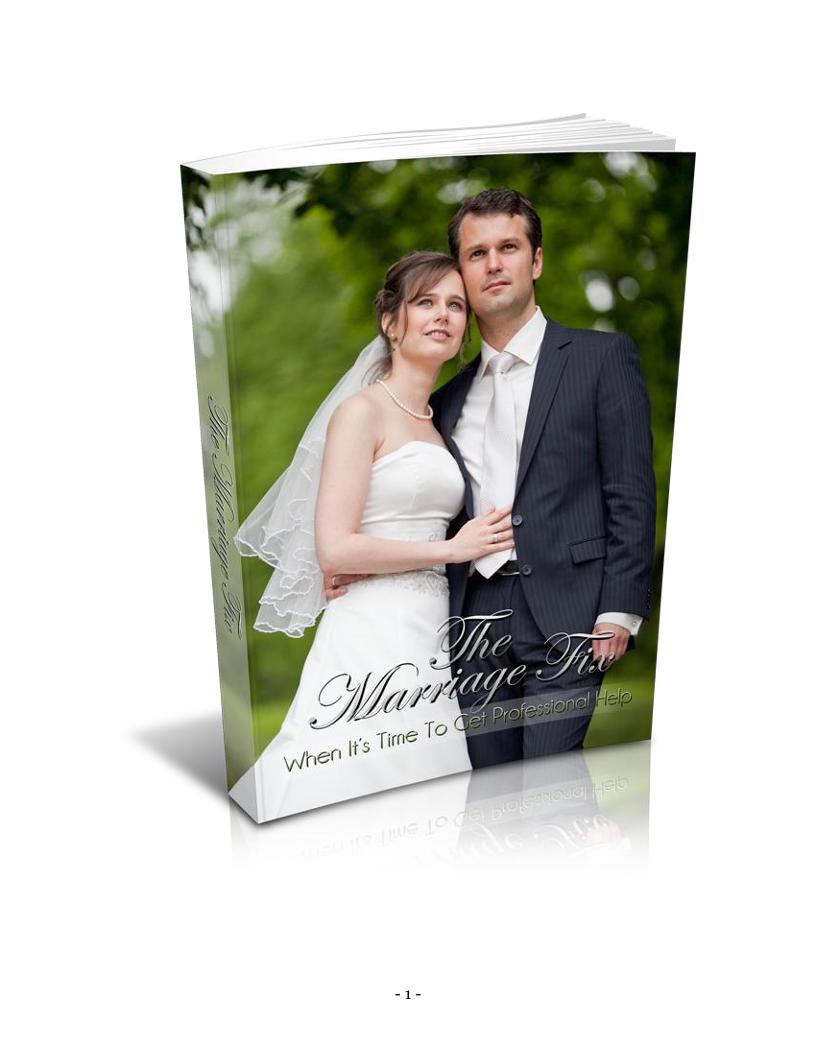 The Ultimate eBook Guide to Fixing Your Marriage Through Counseling
