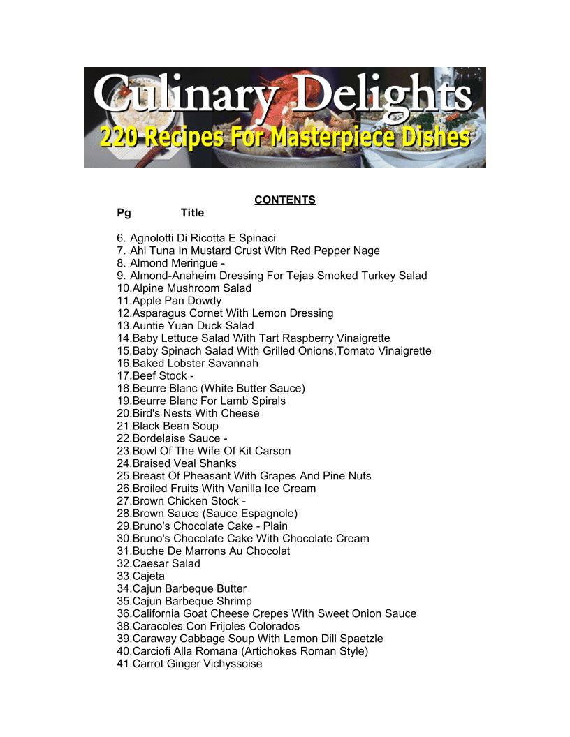 Ultimate eBook Guide to Exquisite International Recipes and Culinary Delights