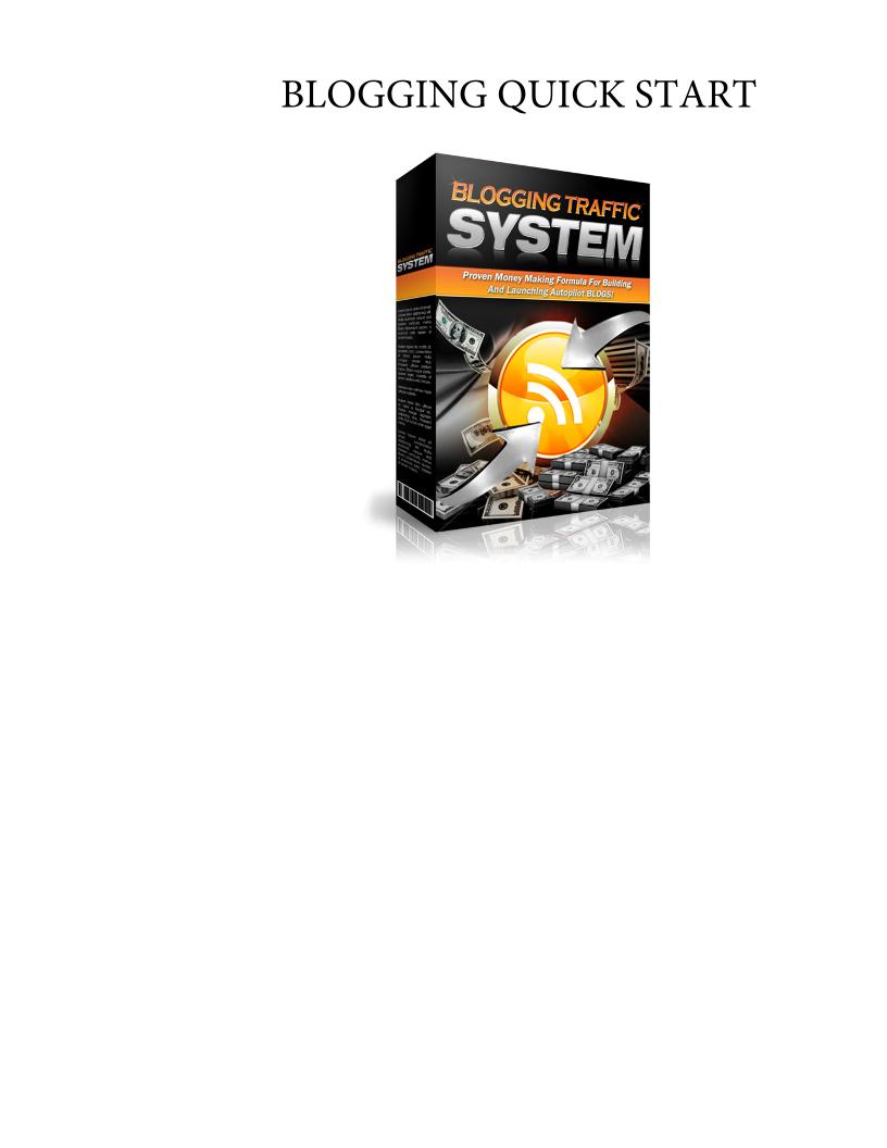 Essential Blogging Quick Start eBook: Master Profitable Blogging