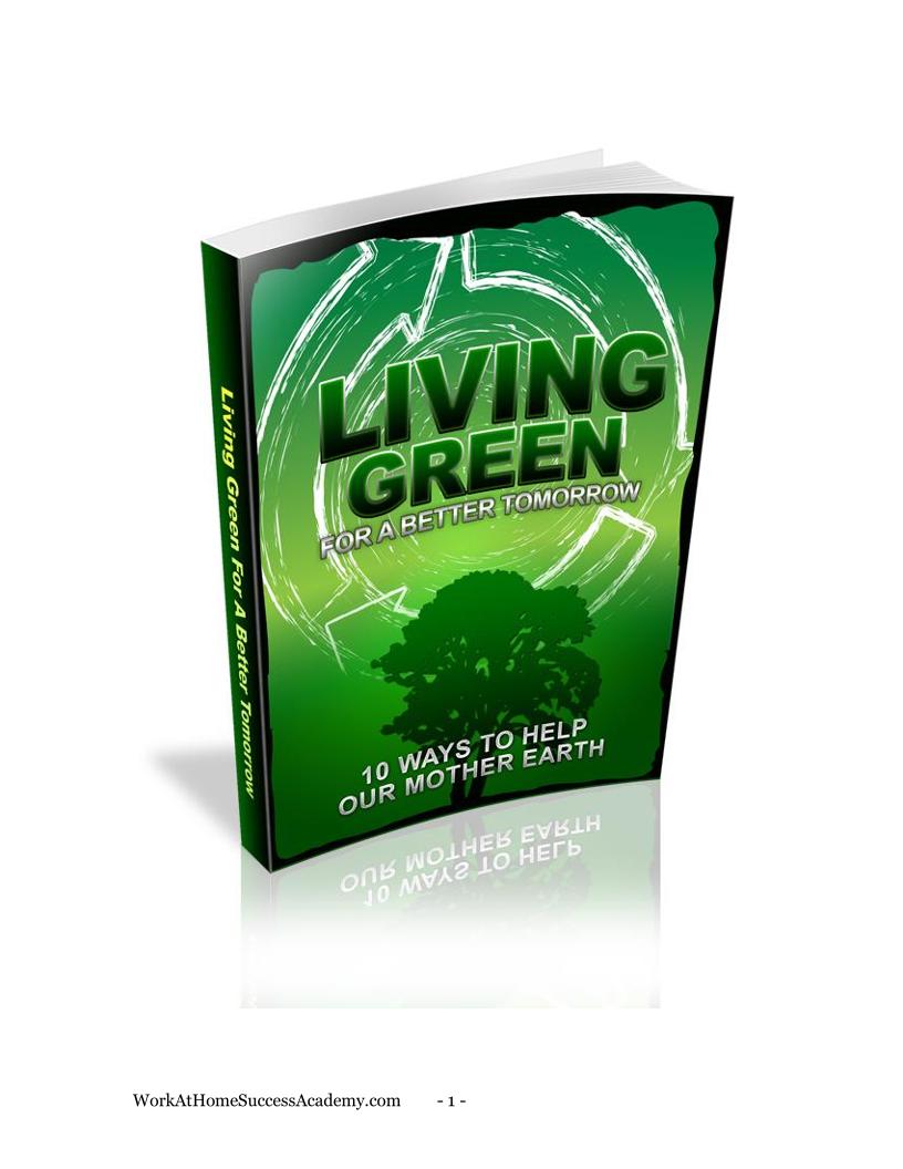 eBook: 10 Ways to Go Green and Save the Planet