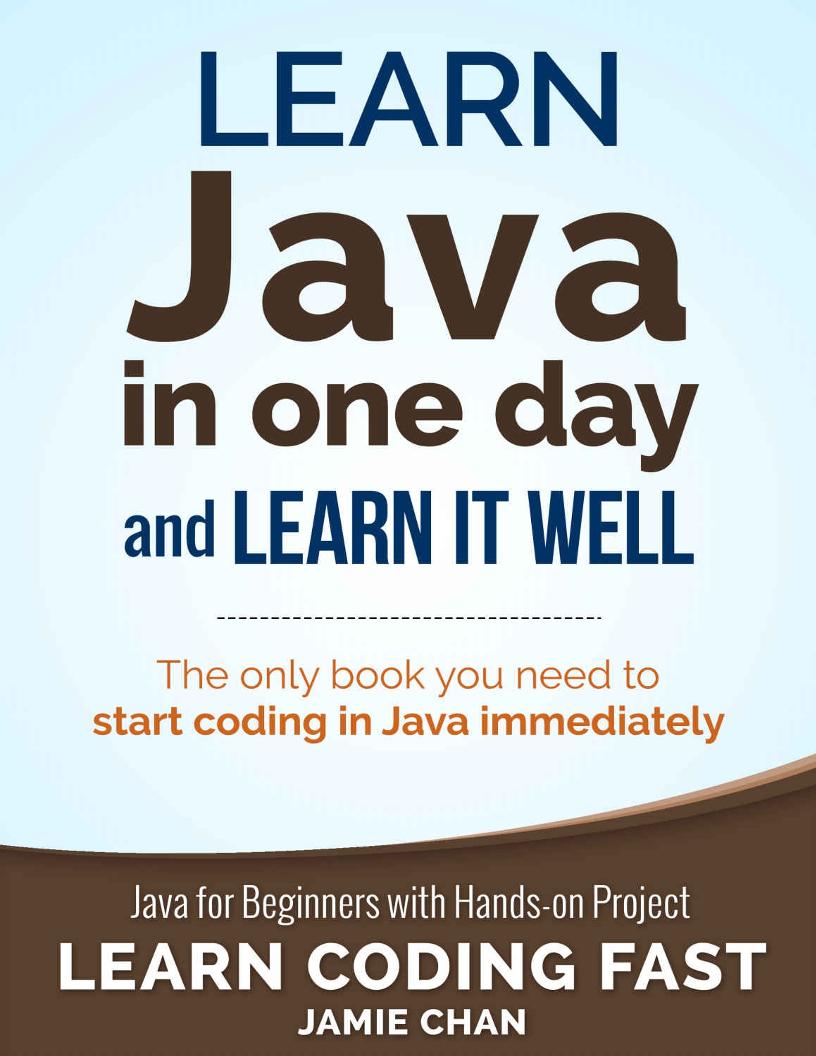 eBook: Master Java in One Day for Beginners with Hands-On Projects