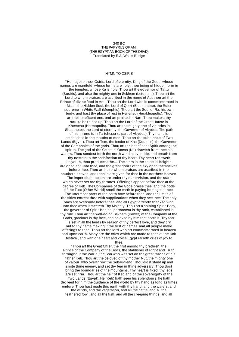 Explore the Ancient Egyptian Book of the Dead eBook