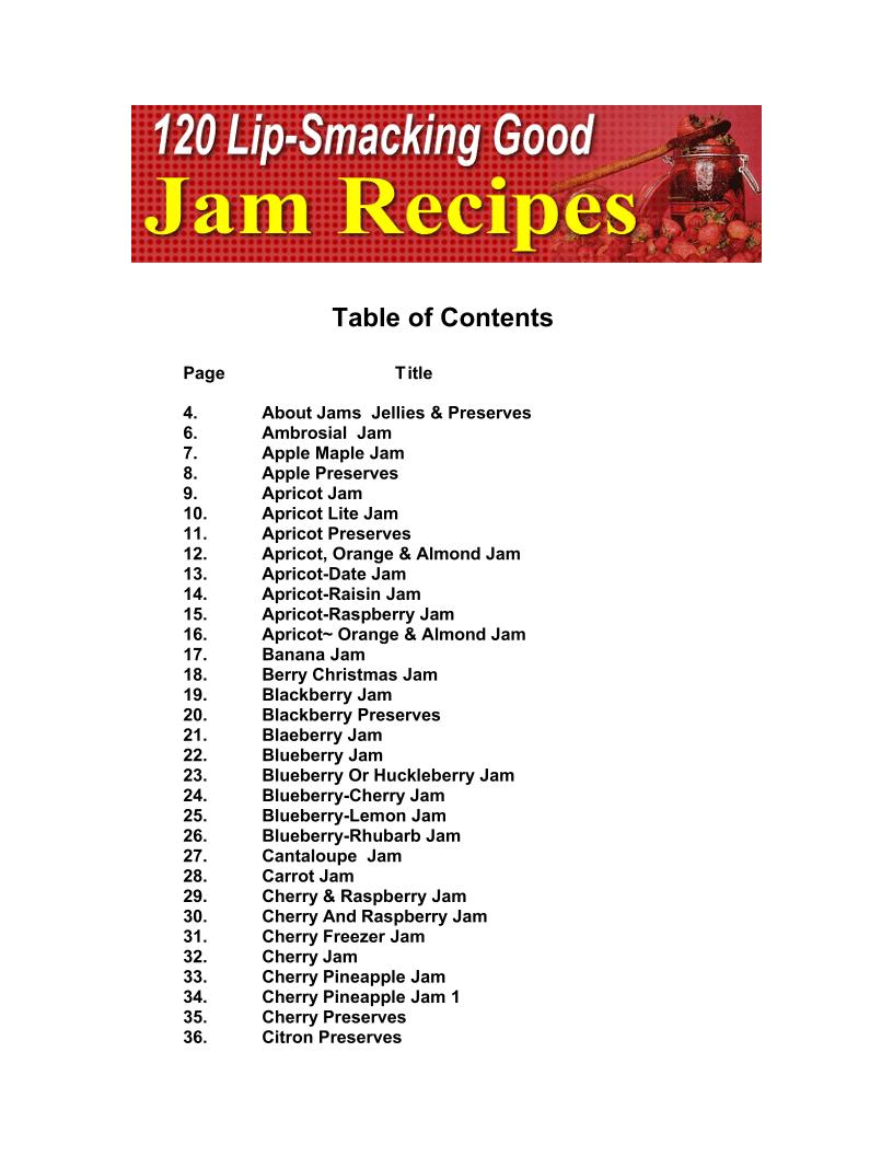 Delicious Homemade Jams and Preserves eBook: A Guide to Fruit Creations