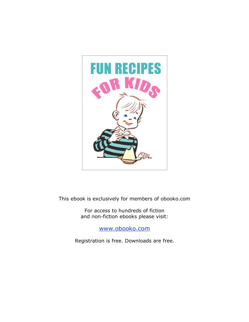Exciting Fun Recipes for Kids eBook: Creative Kitchen Adventures