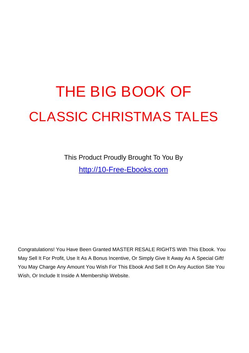 eBook: Enchanting Collection of Classic Christmas Tales