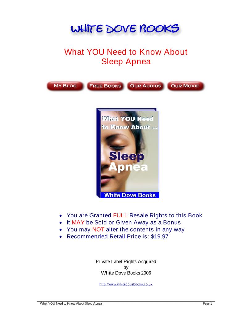 eBook: Uncover Sleep Apnea Secrets and Effective Solutions