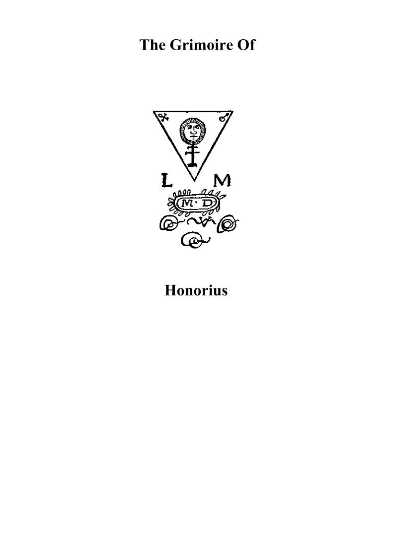 eBook: Unveiling the Ancient Grimoire of Honorius for Mystical Rituals