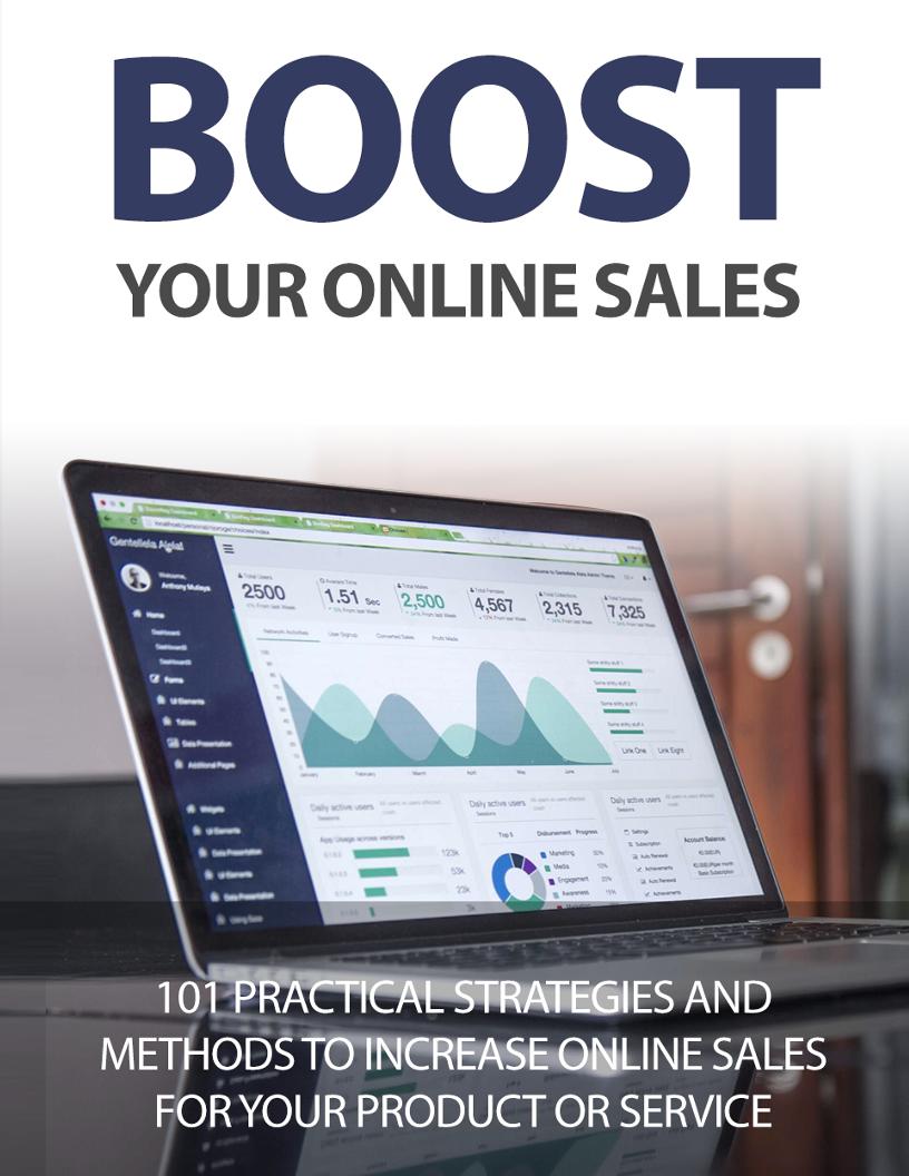 Boost Your Online Sales eBook: 101 Expert Tips for Digital Success