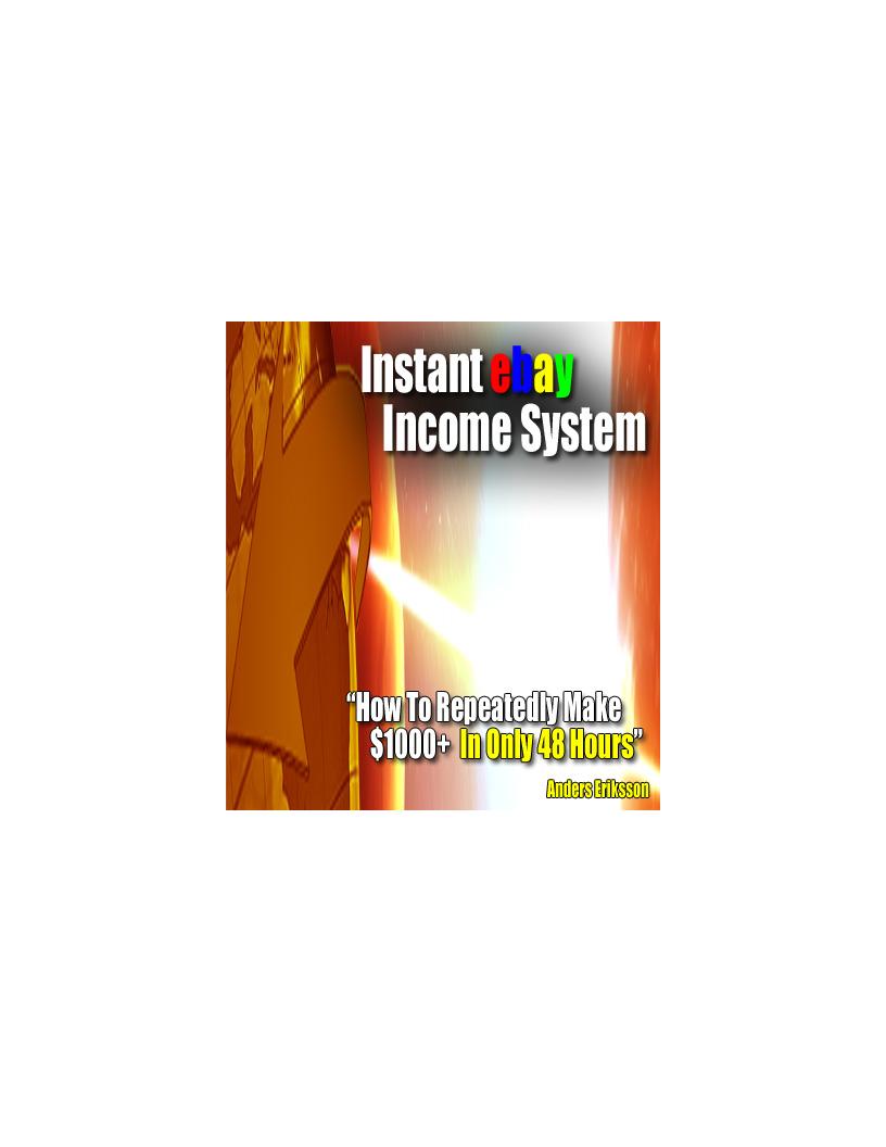 eBook: Unlock eBay Joint Ventures for Fast Income Strategies