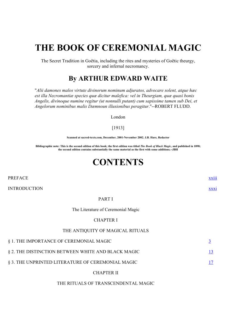 eBook: The Book of Ceremonial Magic – Ancient Rituals and Mysteries