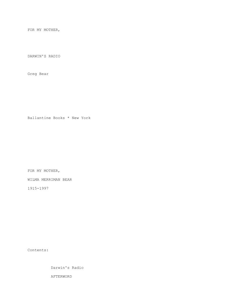 eBook Edition of Darwin's Radio: A Thrilling Tale of Human Evolution