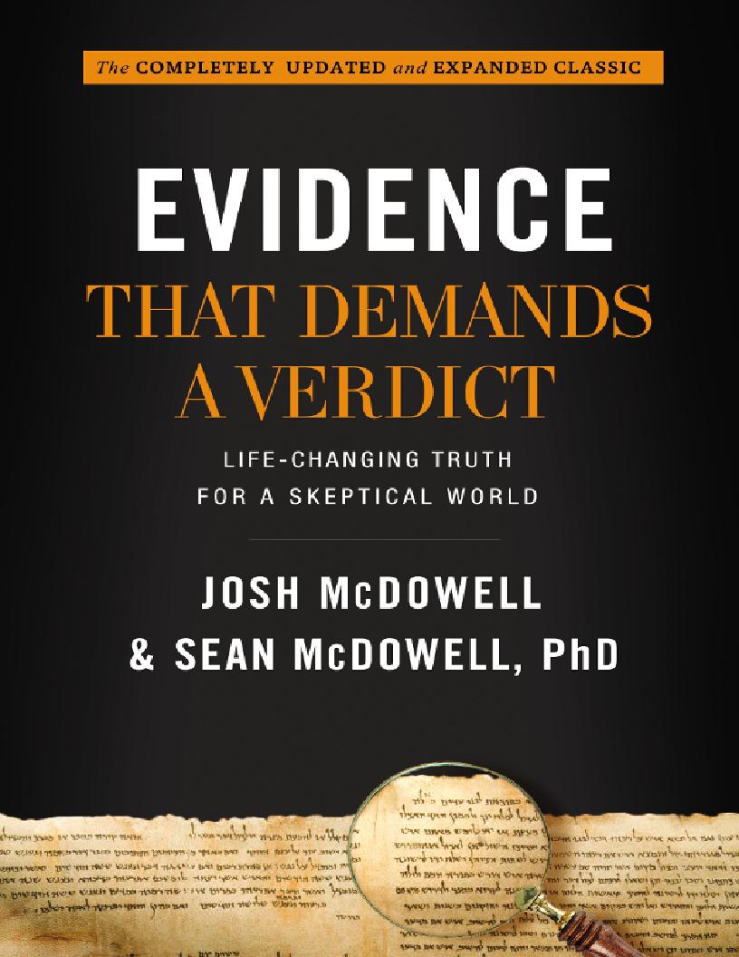 eBook Evidence that Demands a Verdict: Truth for Skeptics