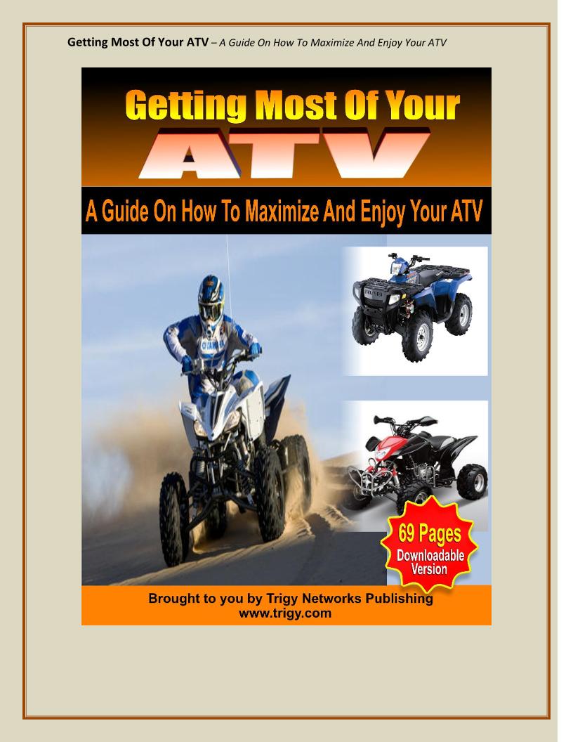 Ultimate eBook Guide to Mastering ATV Safety and Adventure