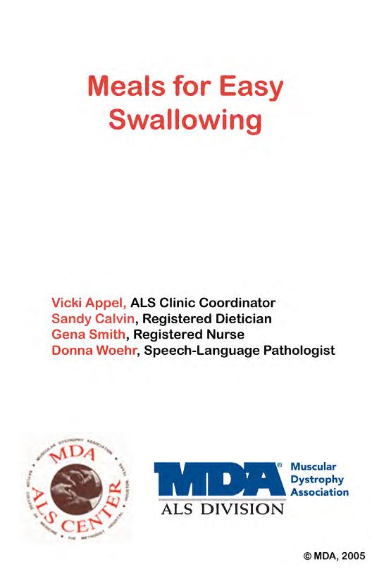 eBook Guide to Meals for Easy Swallowing and ALS Support