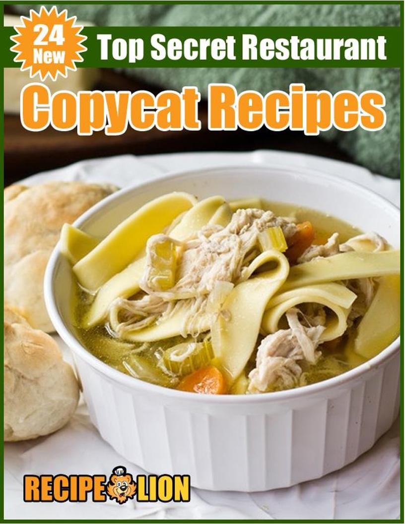 Master 24 Iconic Restaurant Copycat Recipes eBook