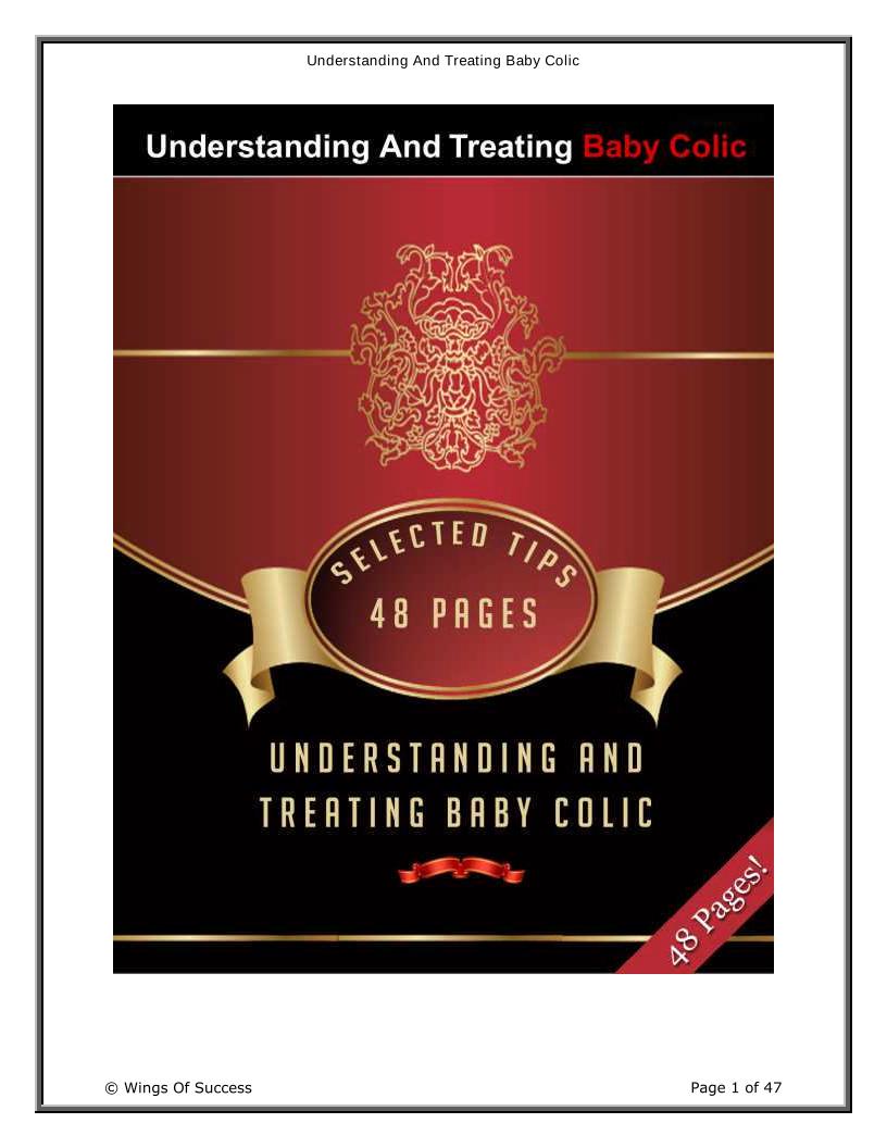 Essential eBook Guide to Understanding and Treating Baby Colic