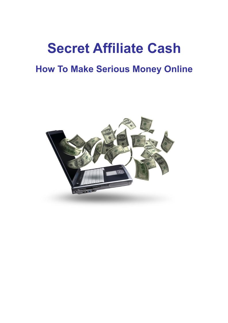Discover Secret Affiliate Cash: The Ultimate eBook for Online Wealth