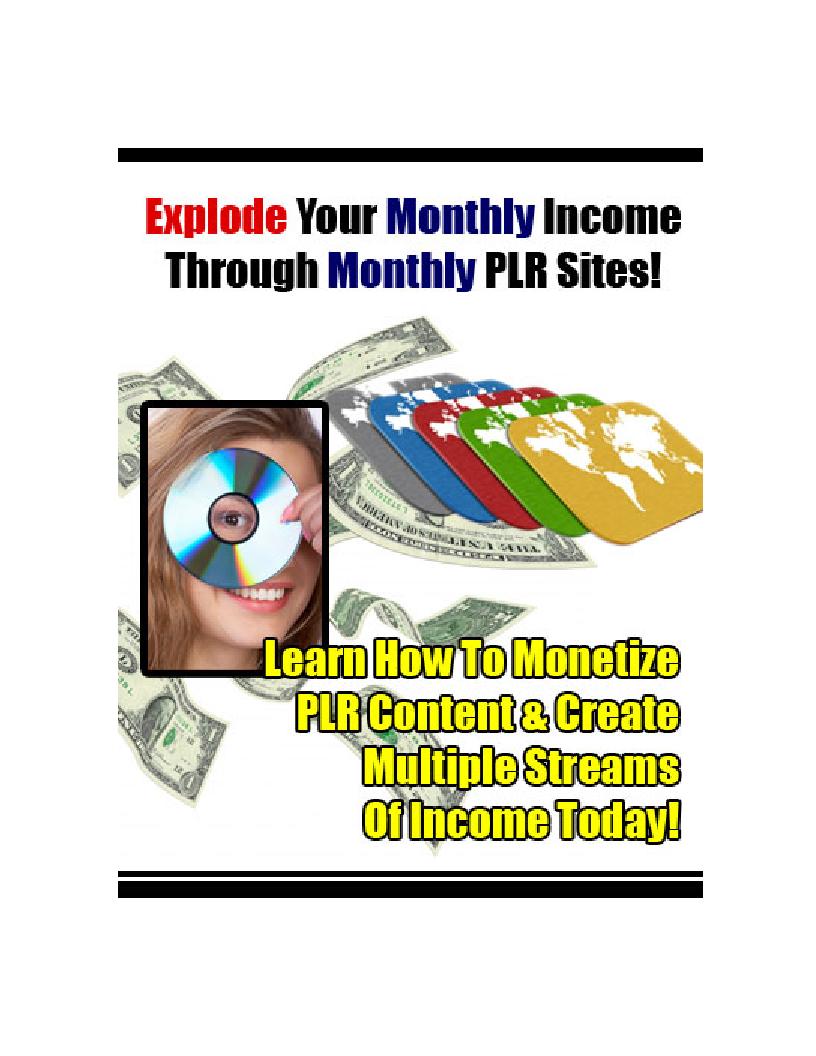 eBook: Unlock Secrets to Explode Income with Monthly PLR