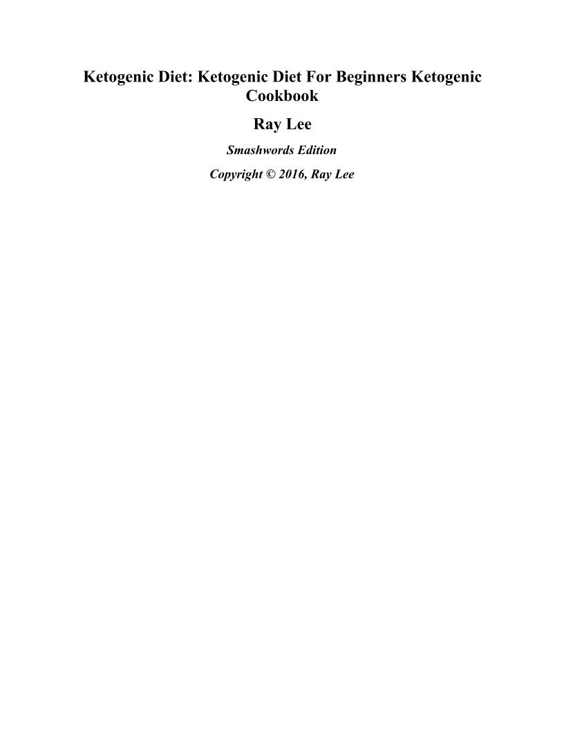 Ketogenic Diet eBook: Beginner-Friendly Recipes for a Healthy Lifestyle