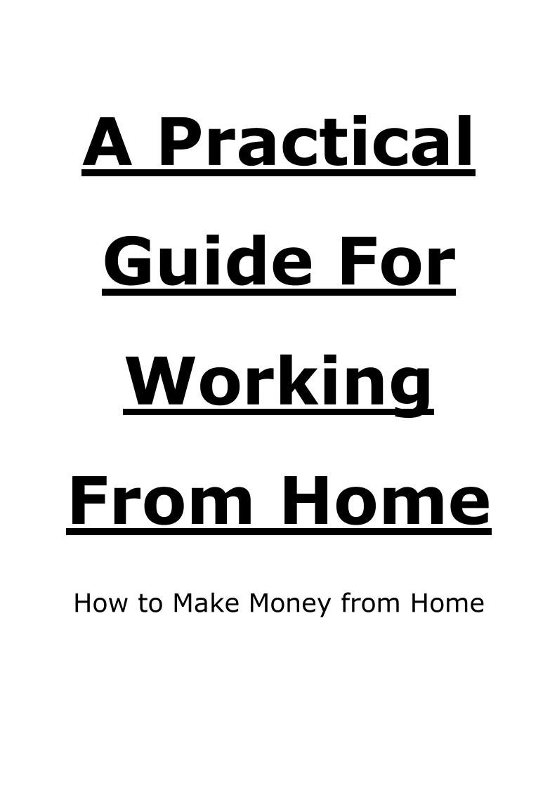 Discover the Ultimate eBook Guide to Successful Working From Home