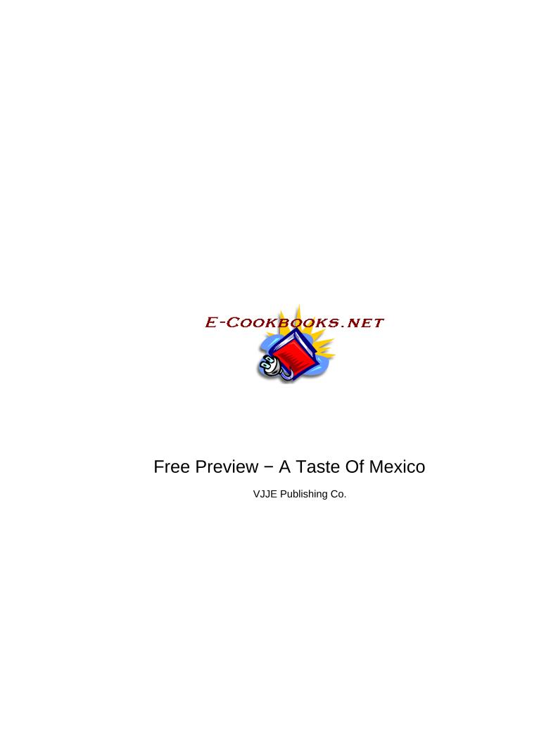 Discover the Flavors of Mexico eBook: A Tasty Free Preview