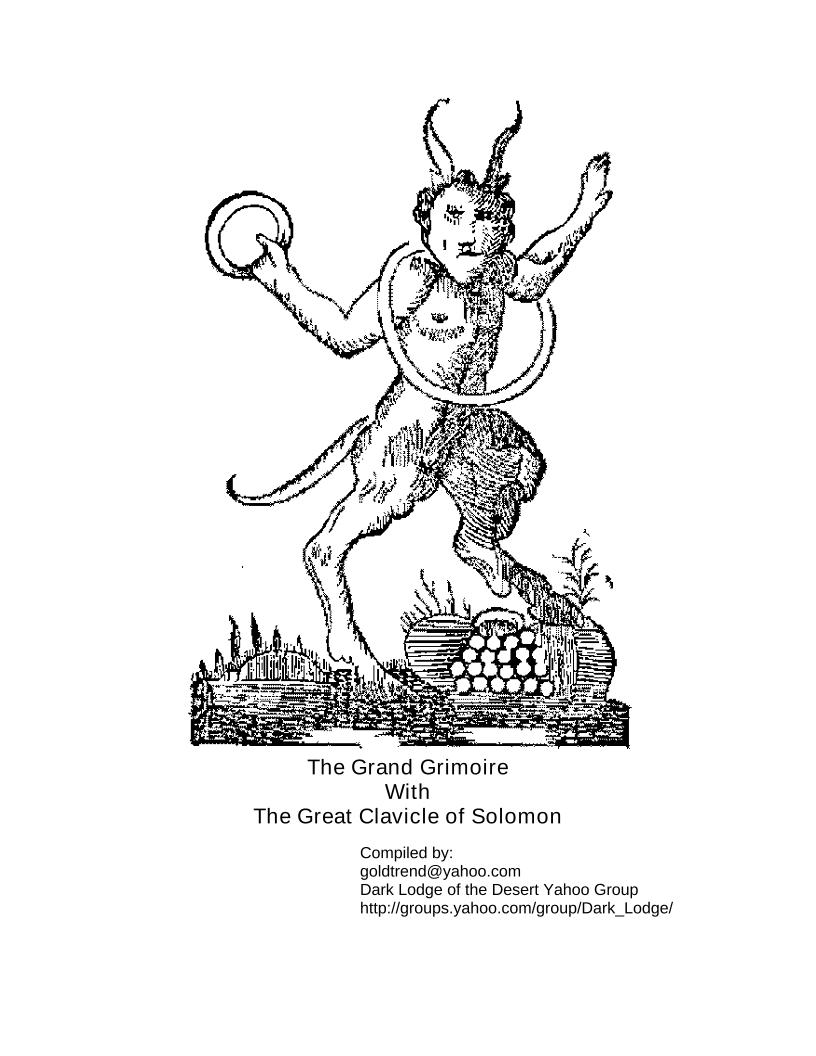 eBook: The Grand Grimoire – Mystical Secrets of Ancient Rituals and Spirits