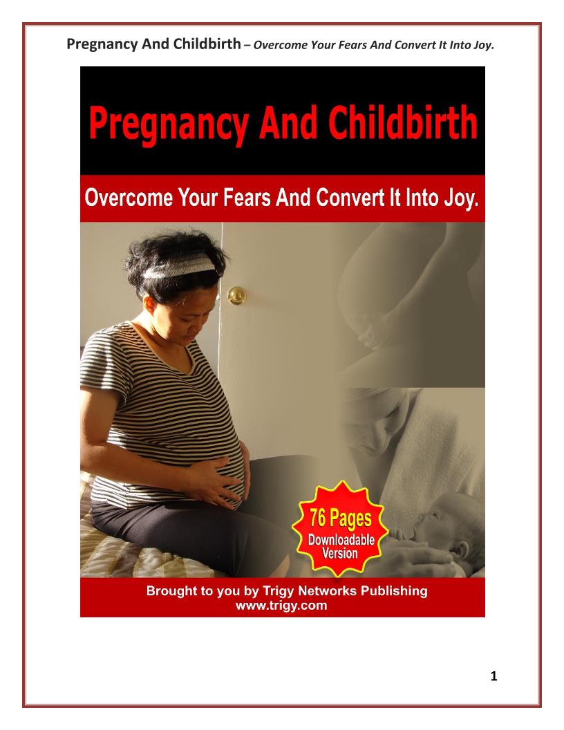 Discover the Joyful eBook on Overcoming Fears in Pregnancy and Childbirth