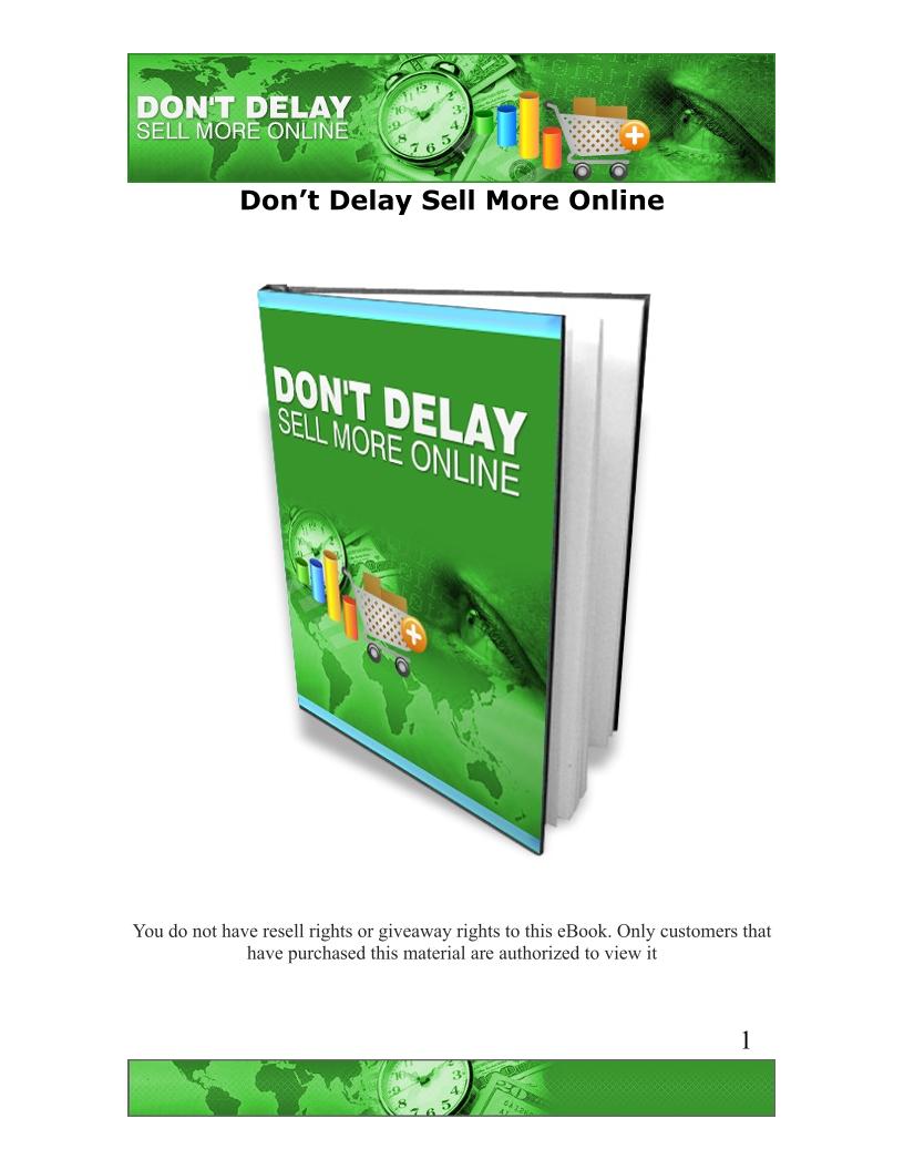 Master the Art of Selling Online: The Ultimate eBook Guide