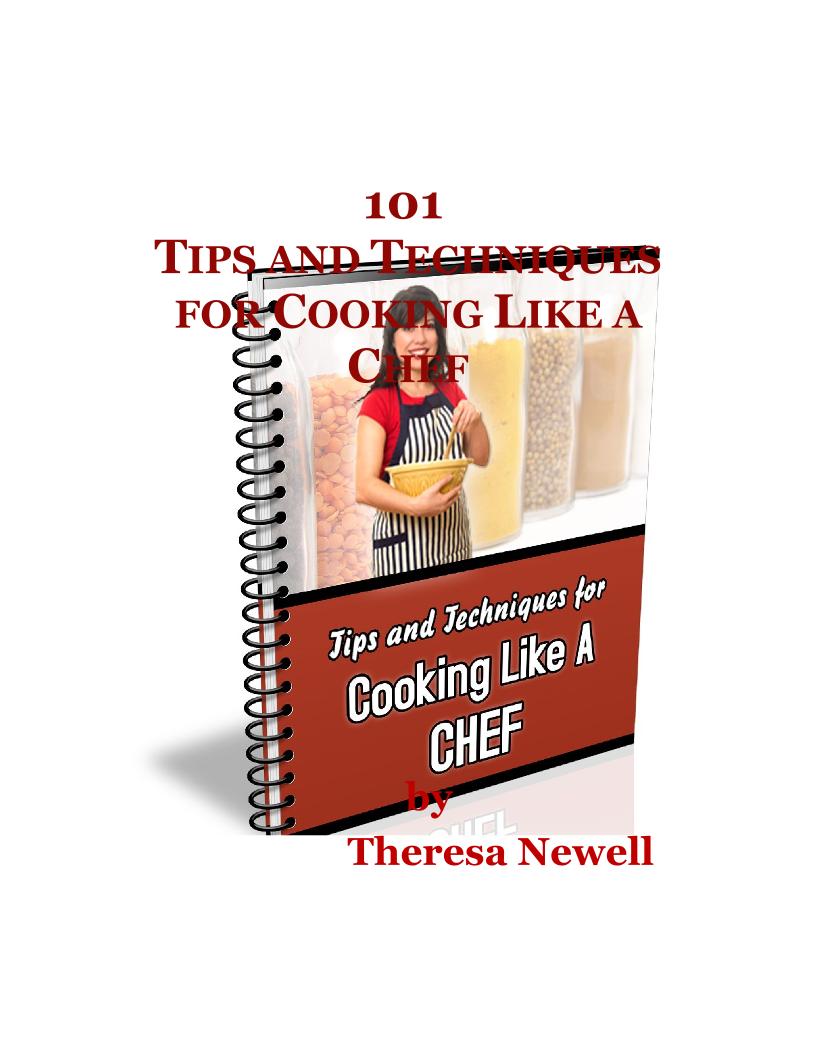 eBook: Discover 101 Pro Tips and Techniques for Cooking Like a Chef