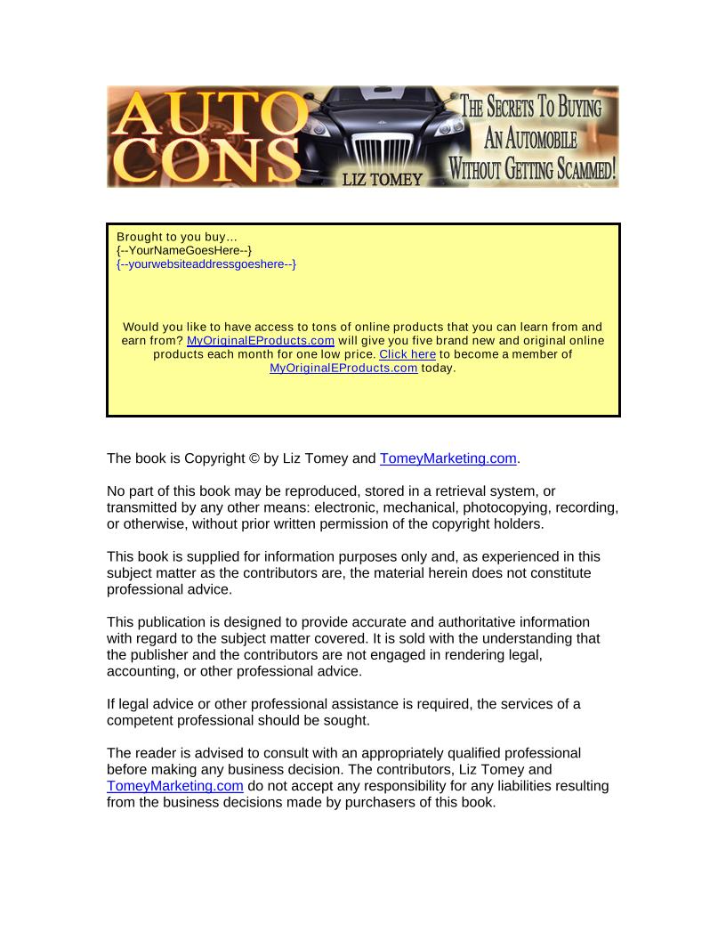 eBook: The Ultimate Guide to Smart Car Buying and Scam Avoidance