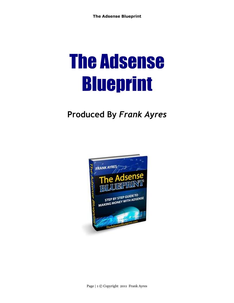 The Adsense Blueprint eBook: Simple Guide to Online Income Success