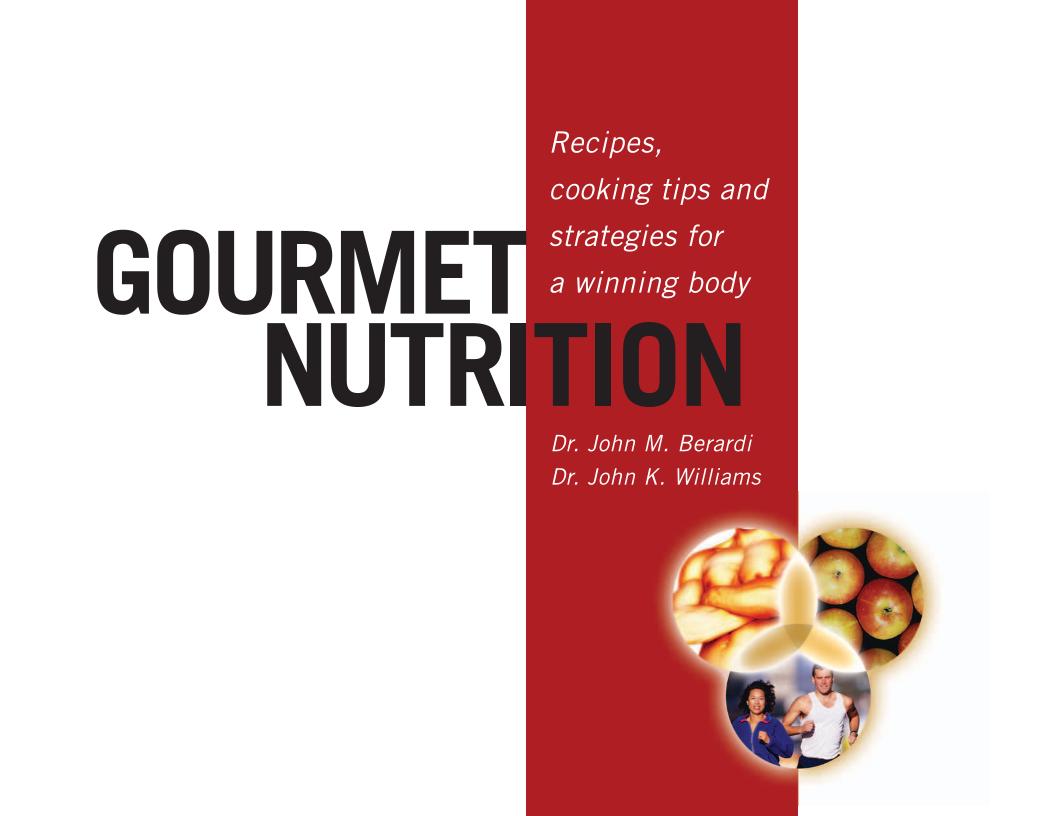 Gourmet Nutrition eBook: Recipes for a Winning Body and Optimal Health