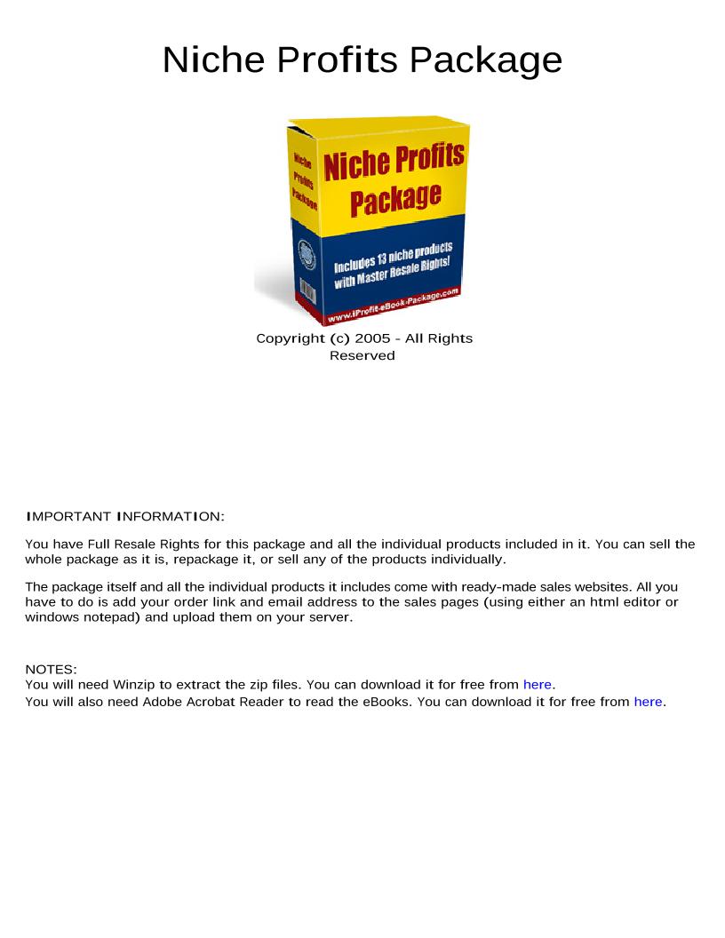 Unlock Niche Profits with This Comprehensive eBook Bundle