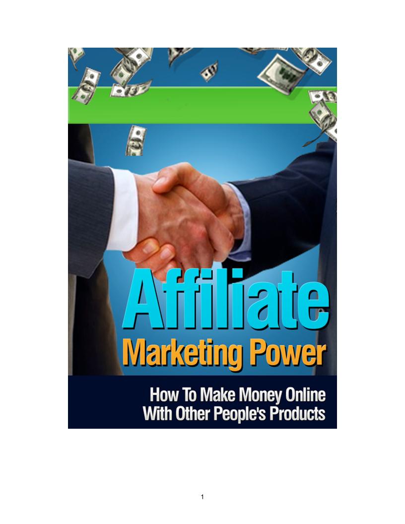 Unlock the Secrets of Affiliate Marketing Power eBook