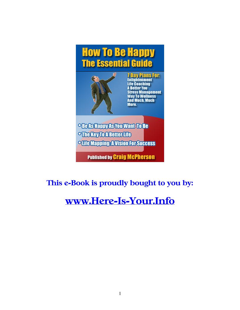Unlock Happiness: The Essential eBook for Joyful Living