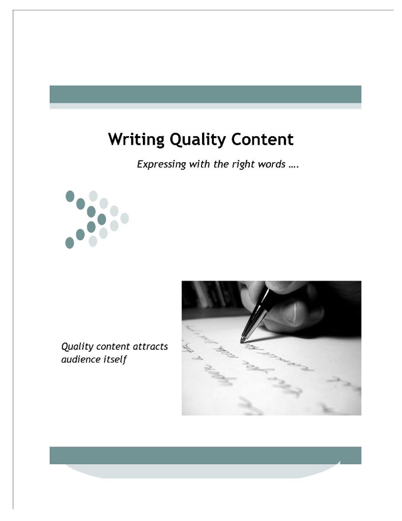 Unlock the Secrets of Quality Content Writing with This eBook Guide