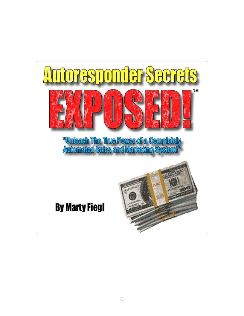 Unlock Autoresponder Secrets: The Ultimate eBook Guide Exposed