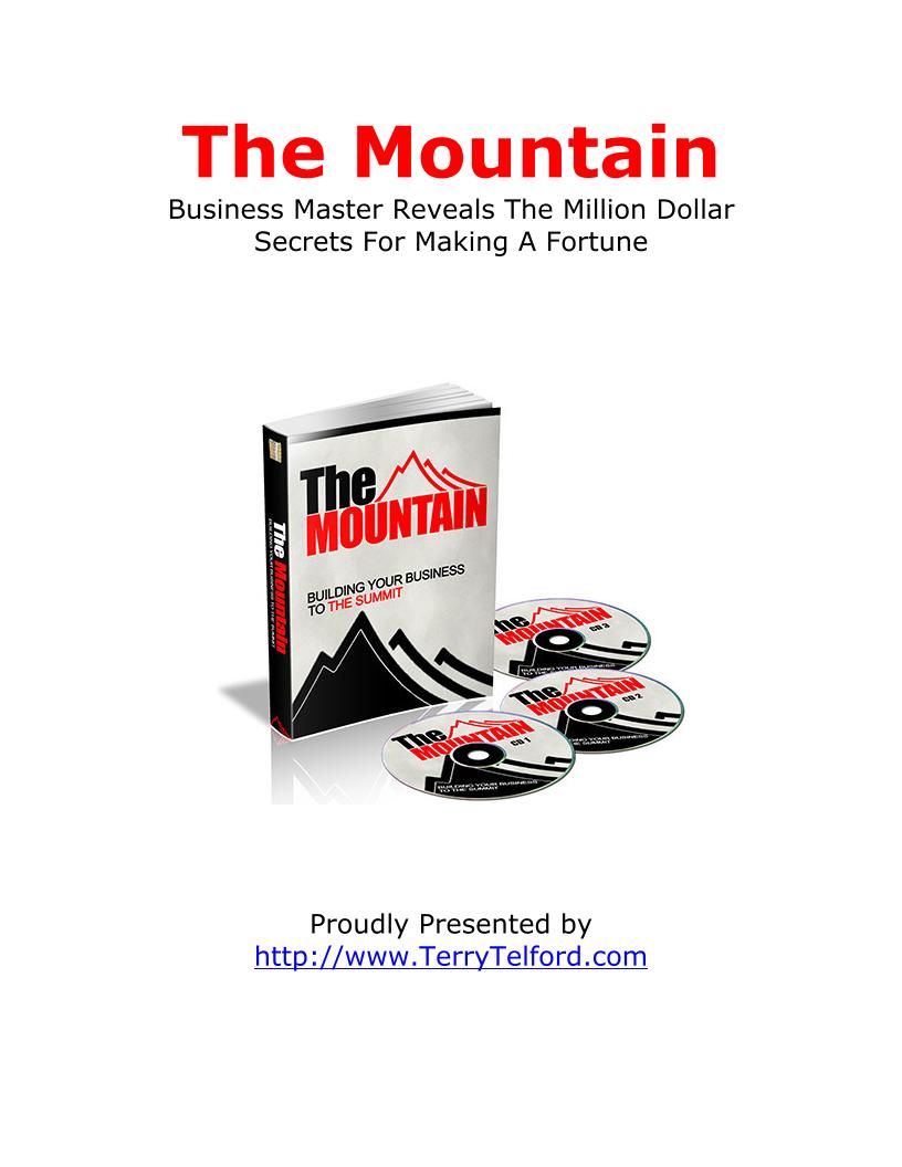 Discover the Mountain eBook: Secrets to Building a Million-Dollar Network Marketing Empire