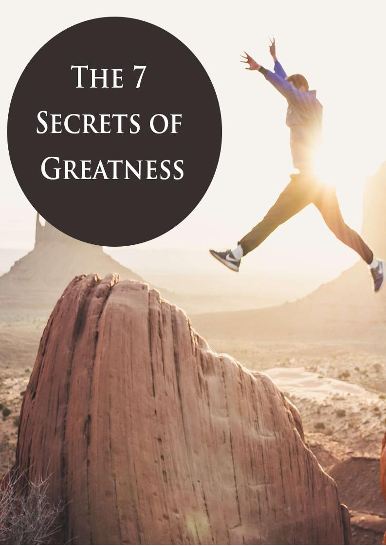 Unlock Your Greatness: The eBook on 7 Secrets to Success