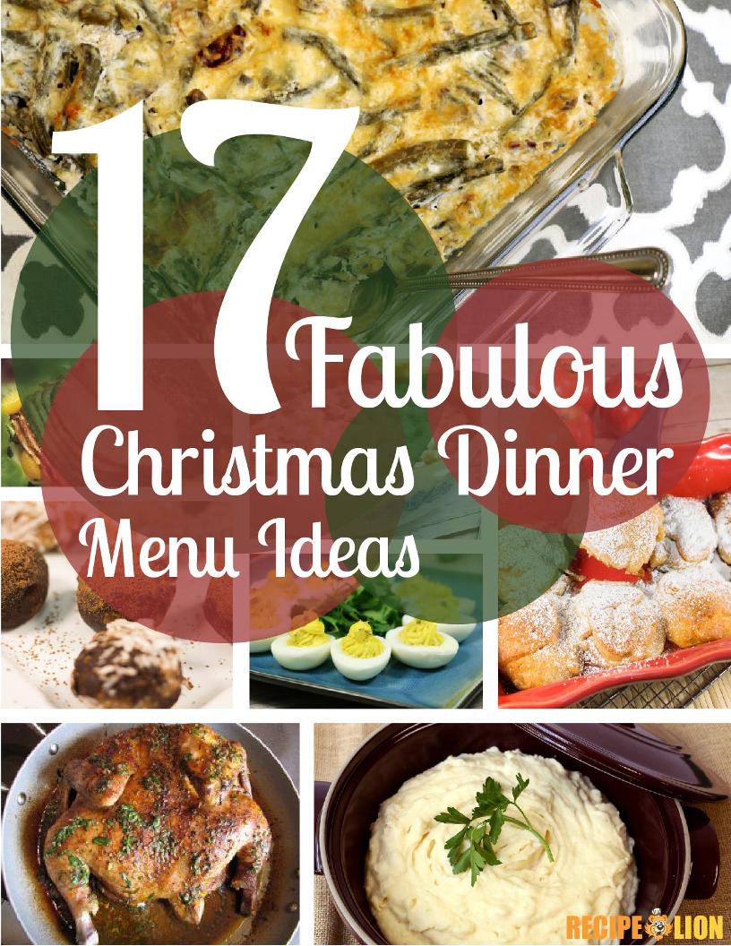 eBook: 17 Fabulous Christmas Dinner Menu Ideas Feast