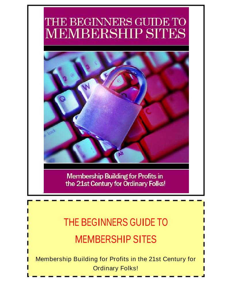 Unlock Online Profits: The Ultimate Membership Sites eBook Guide